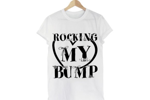Pregnancy SVG Design: Rocking My Bump